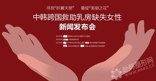 首届公益行动“中韩跨国救助乳 房缺失女性”新闻发布会